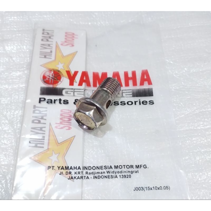 baut nepel oil cooler pipa selang radiator yamaha scorpio z ukuran 14mm