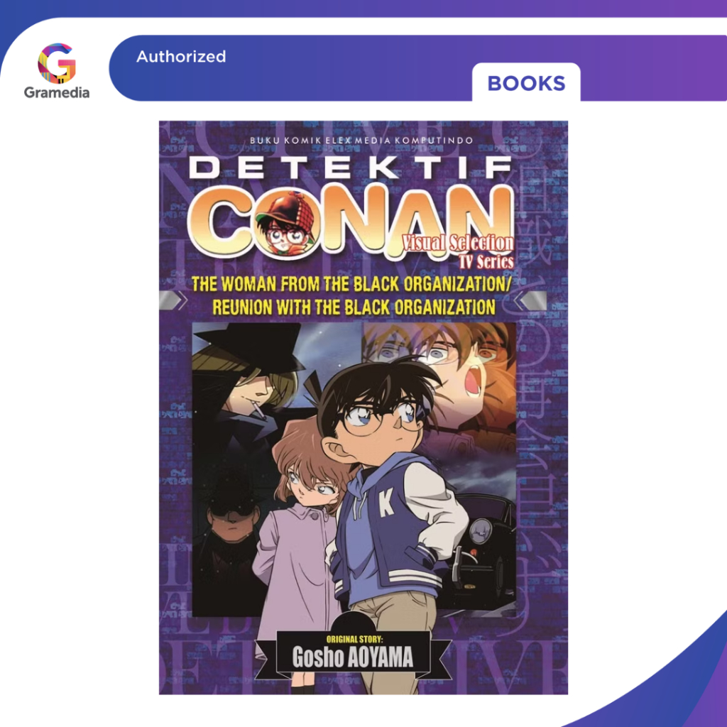 Gramedia Bogor - Komik Detective Conan: The Woman From The Black Organization