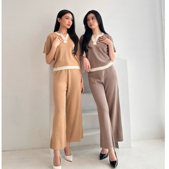 [ MAFIA ] LUXO SET / Setelan Knit Elegan – Outfit Kasual