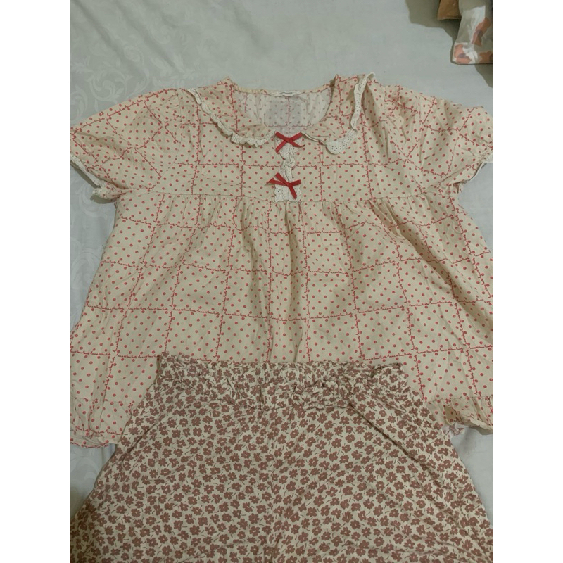 Preloved Piyama Lengan Pendek Brand Ullala
