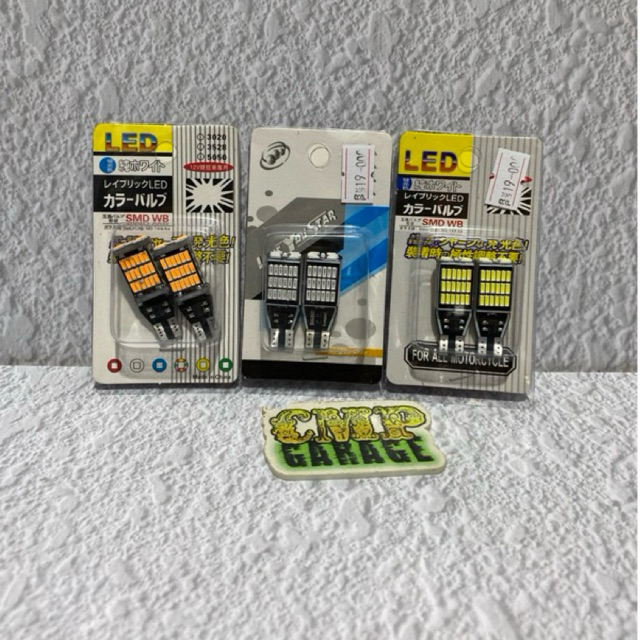 PROMO lampu sein dajjal LED T10 super terang