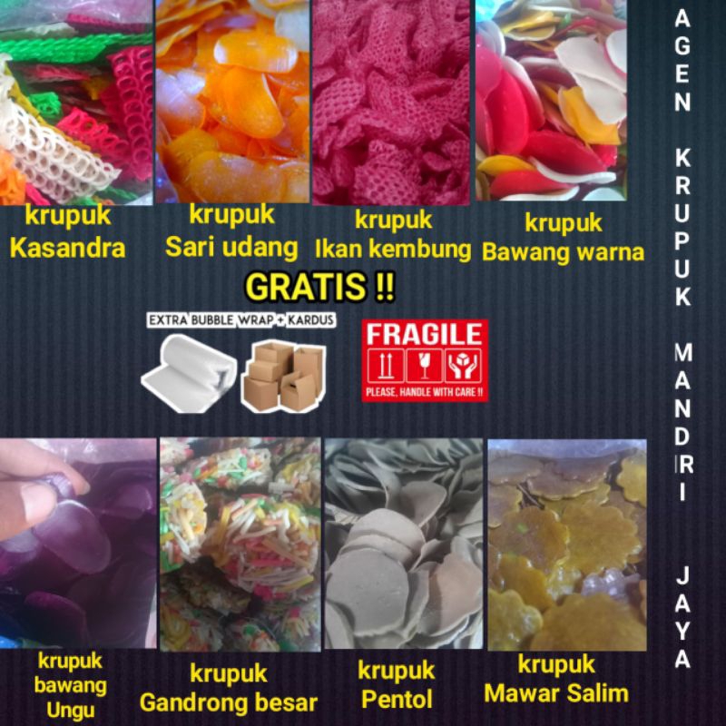 

Krupuk Mentah Berkualitas, Goreng Sesuai Selera!