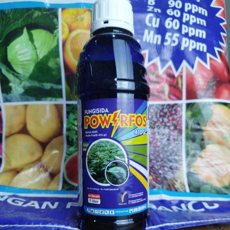 Fungisida sistemik powerfos 1liter asam fosfit