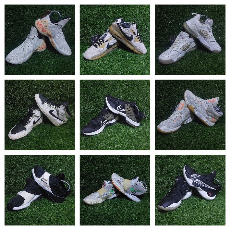 Sepatu Sneakers Branded Size 44 - 44,5 Casual Olahraga Running Basket Preloved