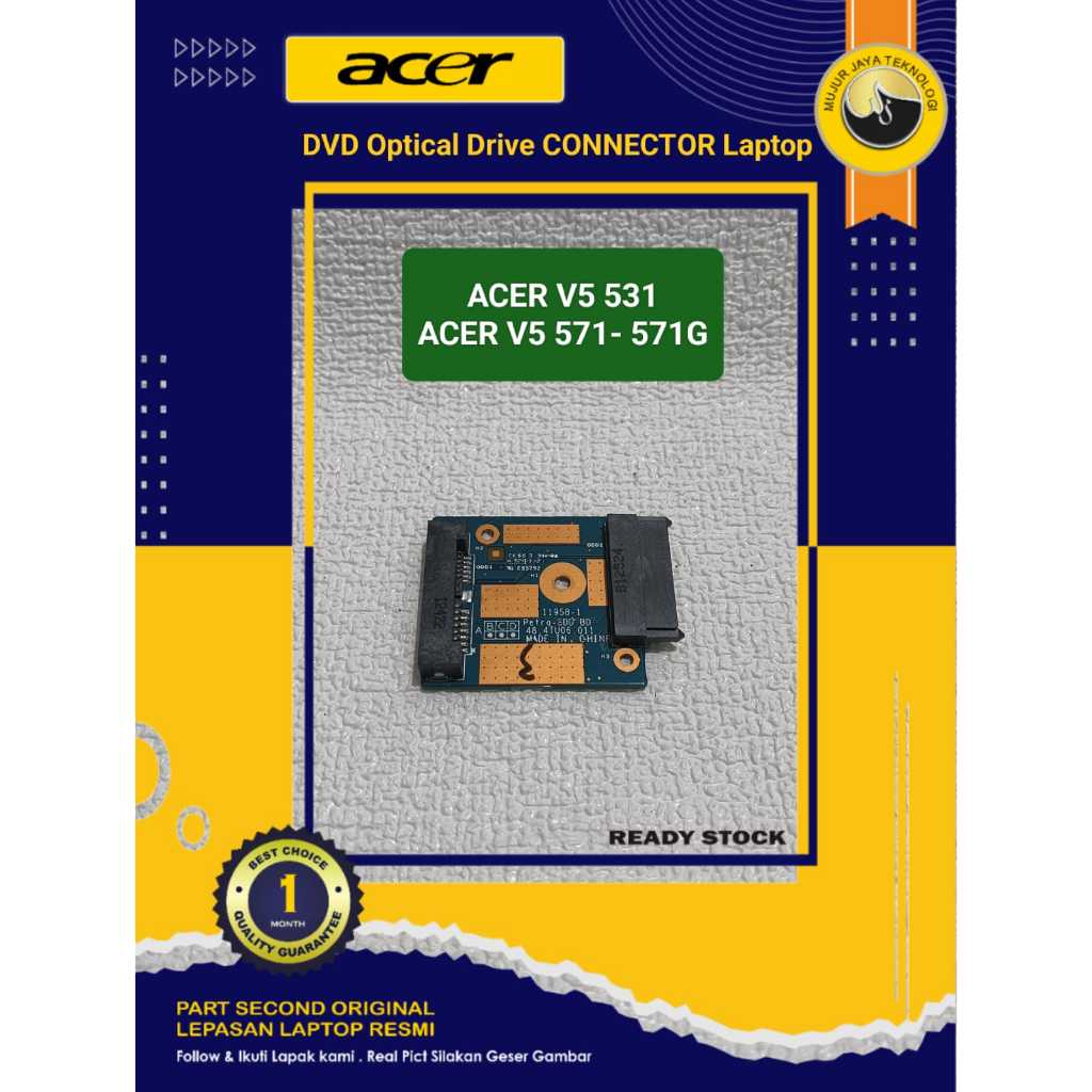 Konektor DVD/CADDY SATA Adapter Module Laptop ACER ASPIRE V5 531 571 571G Original Second