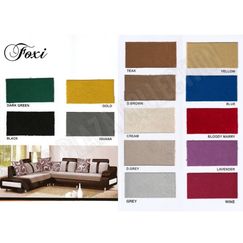 Promo Kain Beludru / Bludru Baldu / Velvet Mengkilap Halus Oziel - Foxy (Furniture, Sofa, Jok,