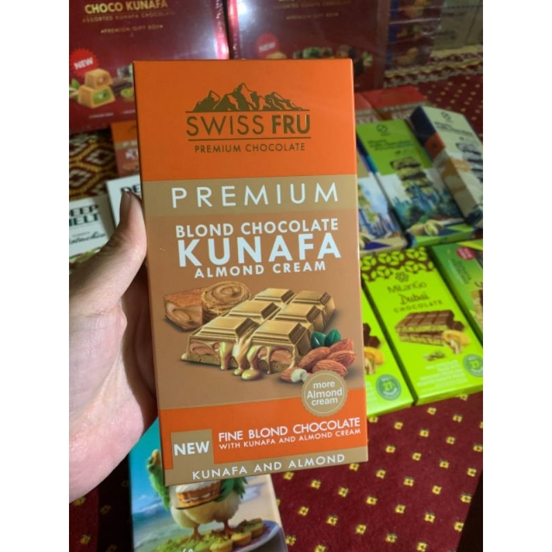 

QH Swissfru Coklat Kunafa Viral Original Mesir READY Indonesia