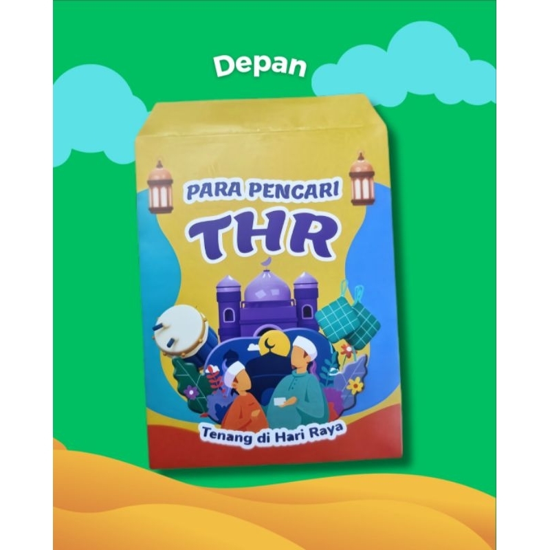 

AMPLOP LEBARAN HARI RAYA IDUL FITRI 2025 PARA PENCARI THR [ISI 10 PCS] READY!