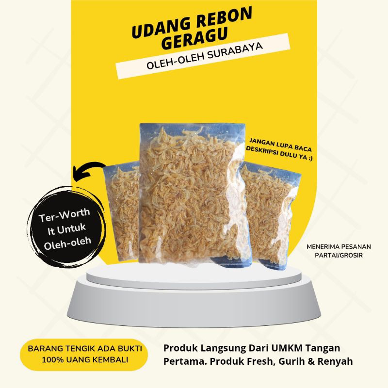 

Udang Rebon Geragau Gragu Mentah Khas Kenjeran Surabaya