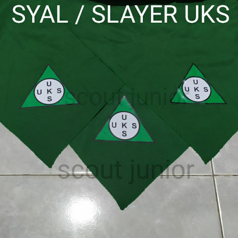 SYAL - SLAYER UKS - USAHA KESEHATAN SEKOLAH - MULA - MADYA - UTAMA - PRES STIKER  ( BIJIAN)