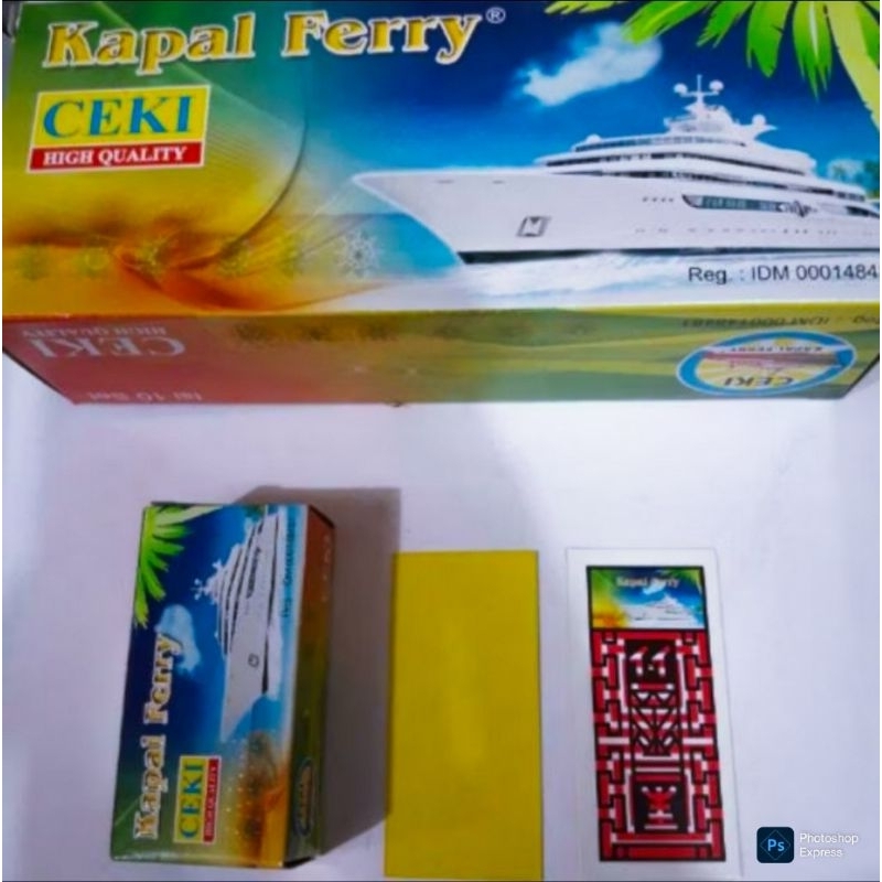 

Kartu Ceki Kapal Ferry ( 1box isi 10Pcs)