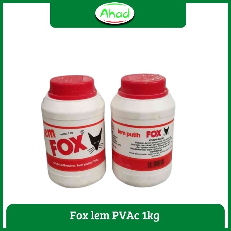 

Lem Fox Kemasan Merah PVAC 1000/500/150 GRAM Super Rekat