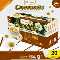 

ANTI IMSOMNIA ! Teh Bunga Chamomile Griya Herba Relaksasi kaya Antioksidan isi 20 kantong