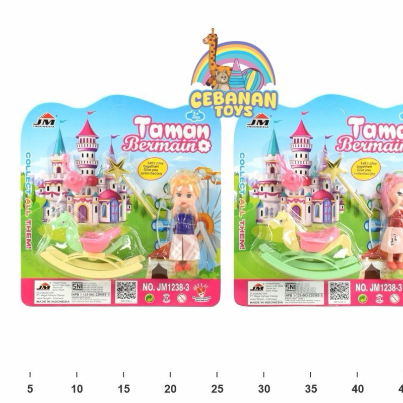 Mainan Taman Bermain || Berbie Bayi set || Barbie Mini || barbie mini || Berbie set ayunan