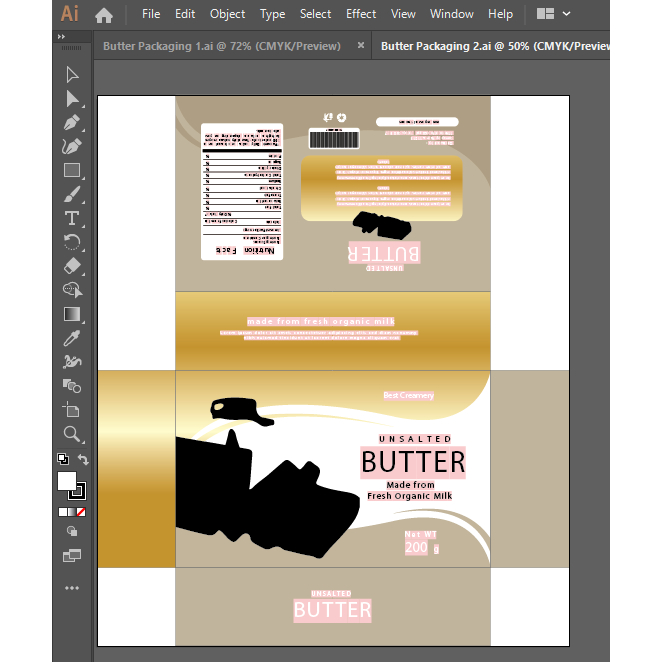 54 Desain Kotak Kemasan format EPS AI