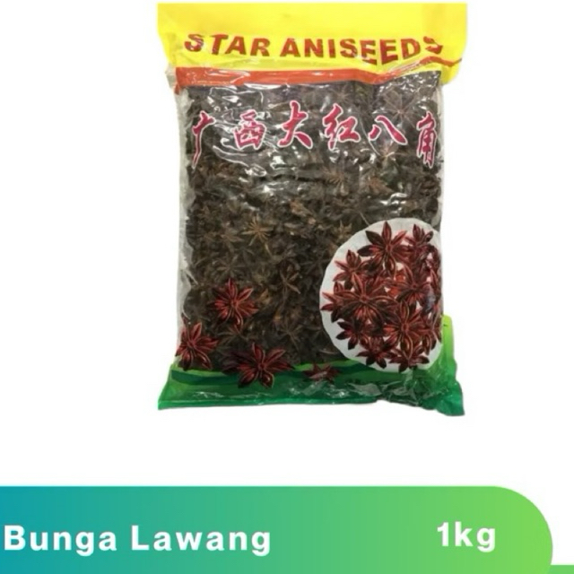 

kembang pekak/kembang peka/bunga lawang 1kg/rempah pekak