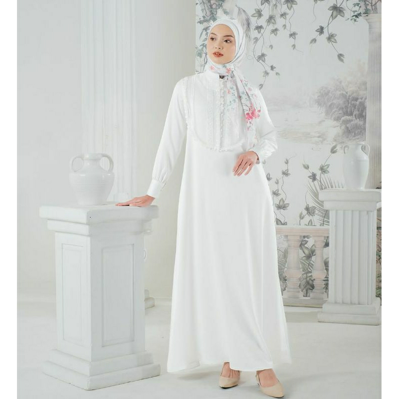 GAMIS MANDEVILLA DRESS WHITE ORIGINAL BY ZOYA (COD)
