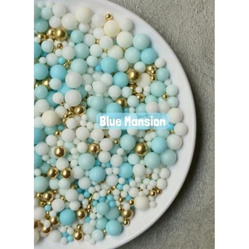 

Sprinkle 10gr Pearl Beads Mix Candy Mutiara Hiasan Kue
