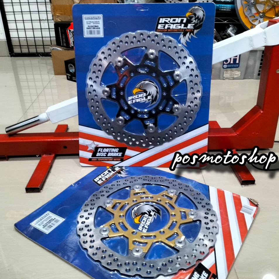 PIRINGAN KLX DTRACKER DEPAN FLOATING DISK BRAKE KLX IRON EAGLE CAKRAM IMPORT 300MM