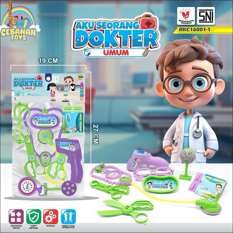 Mainan Dokter dokteran || Dokter Umum Mainan || Dokter set || Dokter-dokteran mainan