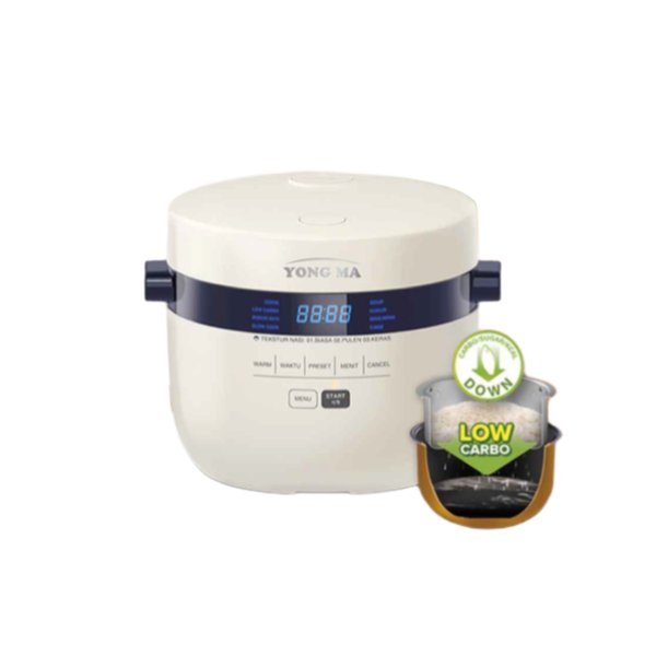 Rice Cooker Yong Ma Low Carbo 2 Liter SMC 8067 / Magic Com Digital Yong Ma Low Carbo SMC8067