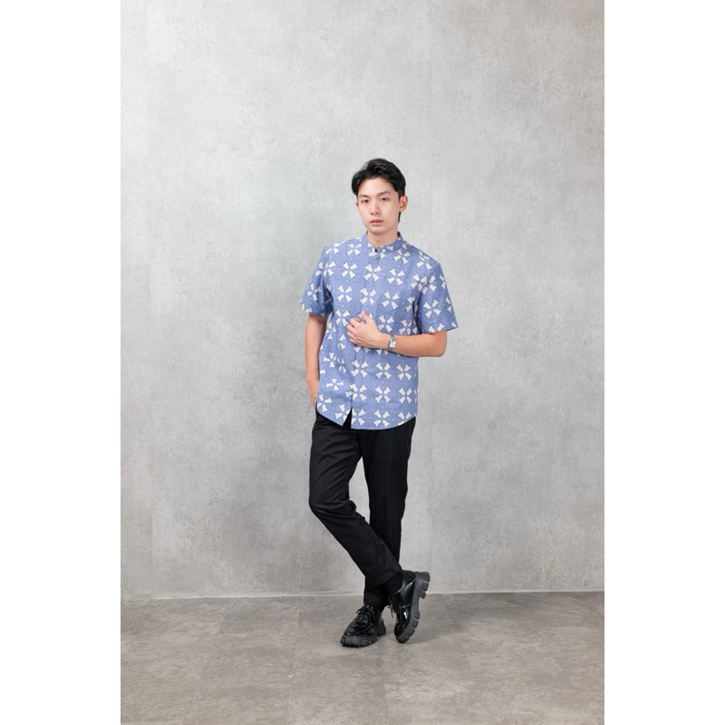 BARILIE BATIK MAHREZ SS SLIMFIT ATASAN PRIA BATIK