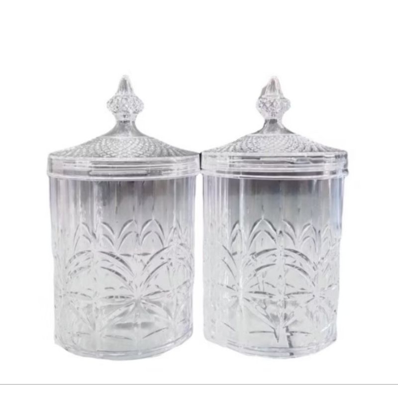 TOPLES KUE LEBARAN ANTIK KRISTAL - Toples Kristal - Toples Lebaran - Wadah Kue Kering Wadah Permen -