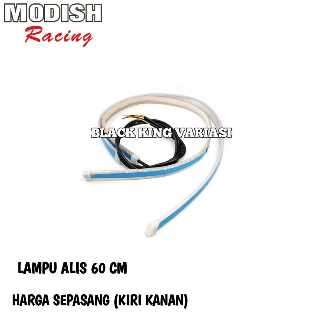 YTY Lampu Alis 60cm Universal Lampu Alis LED DRL 60cm Lampu Running Turning Lampu Alis LED Slim Alis