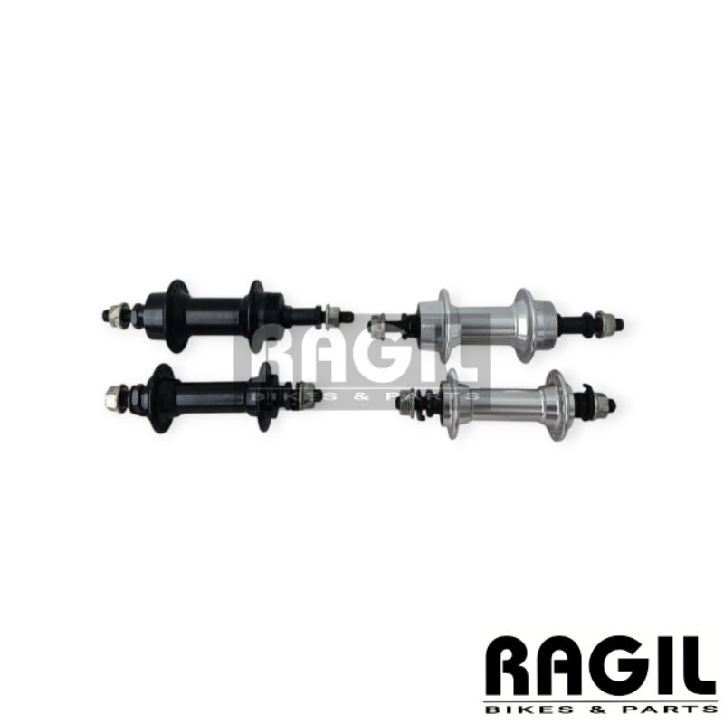 HUB FREEHUB LUBANG 36 ALLOY SILVER HITAM VINTAGE NAP ALUMUNIUM HOLE 36H SEPEDA FEDERAL MTB SELI LIPA