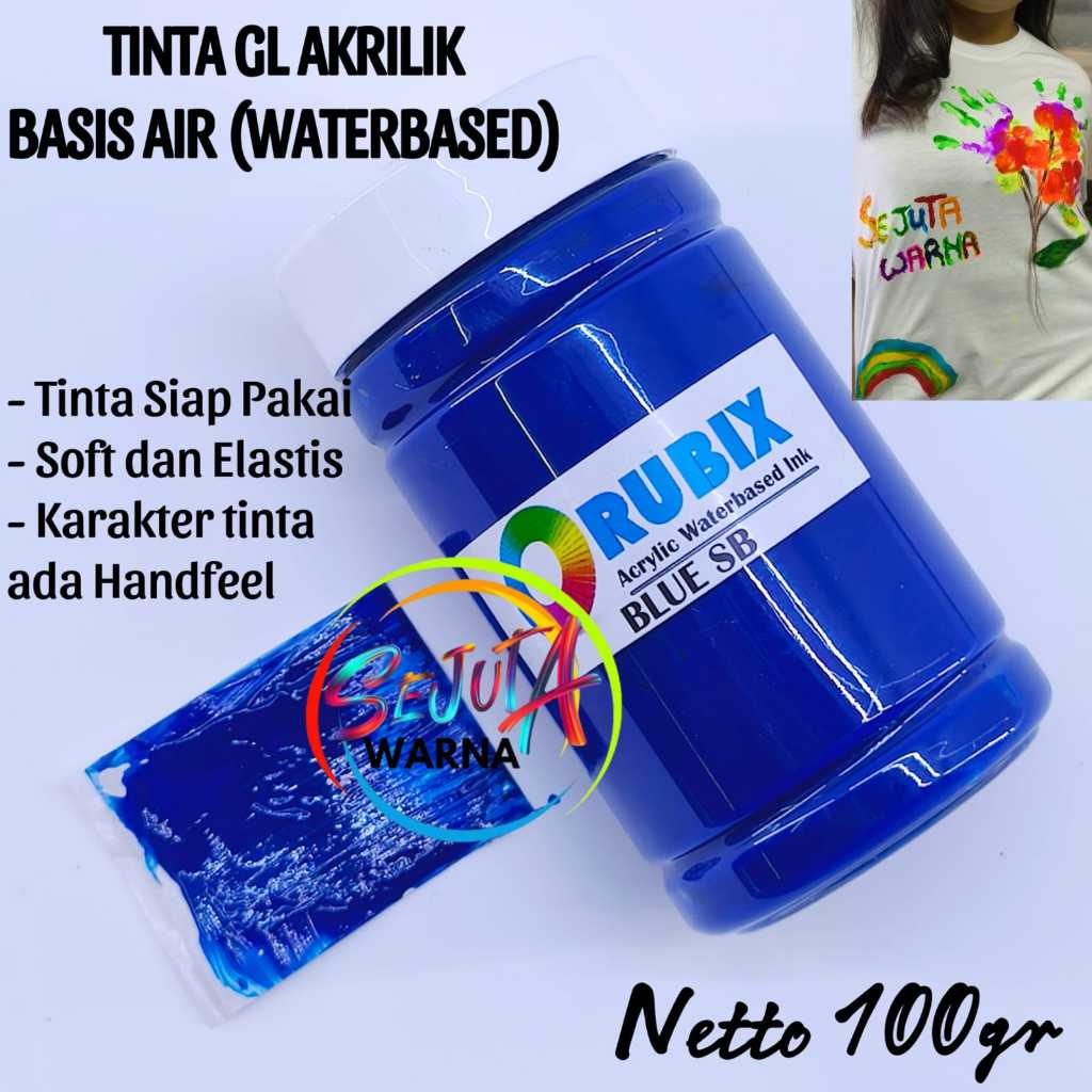 

TINTA RUBBER GL PASTA BASIS AIR CAT AKRILIK BIRU BLUE SB 100GR