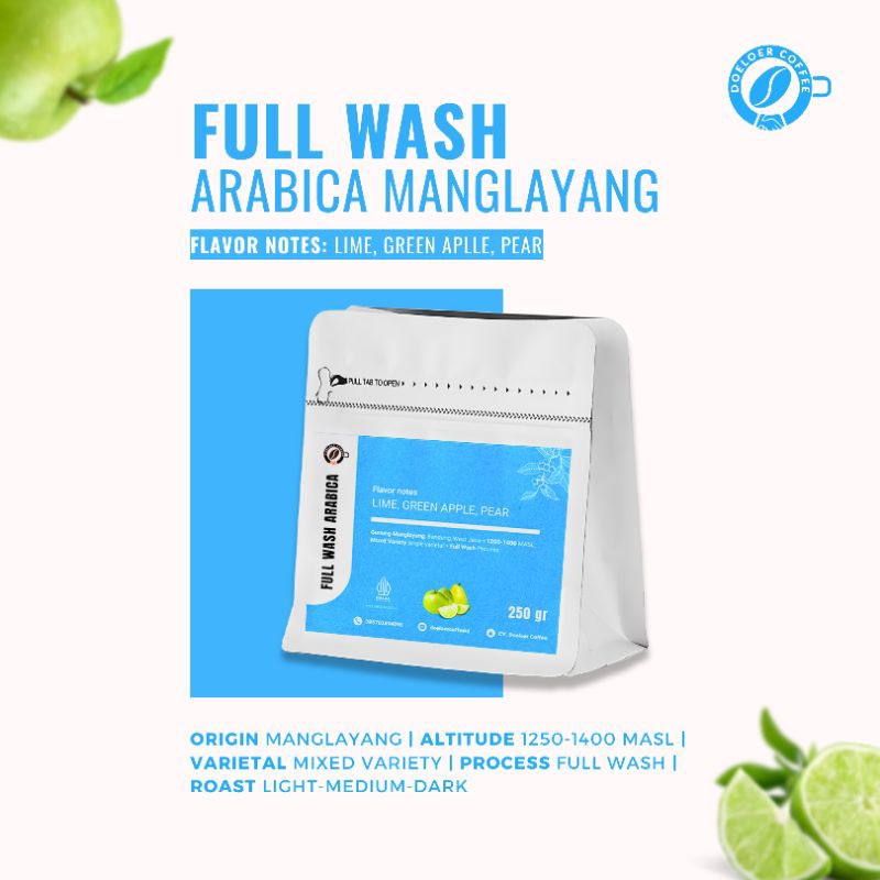

Kopi Arabika Manglayang - Specialty Full Wash 250gram