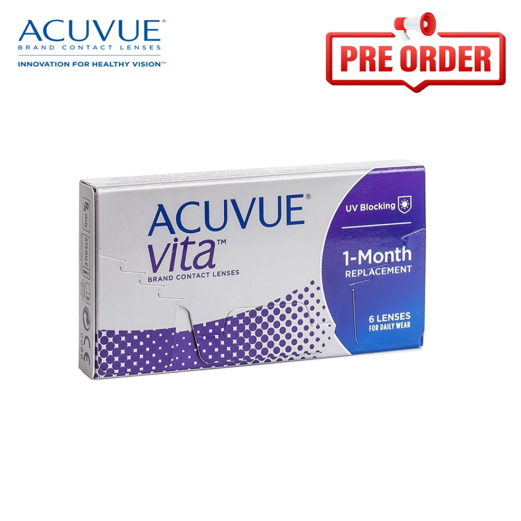 Softlens Bulanan Acuvue Vita Pre Order / Acuvue Vita Indent by Johnson & Johnson