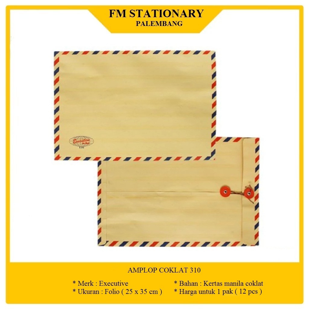 

amplop coklat tali 310 Executive / pack