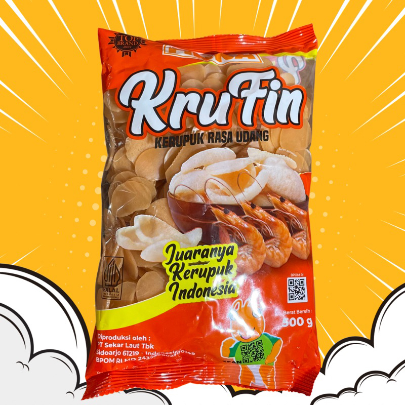 

Kerupuk Udang KRUFIN 500g