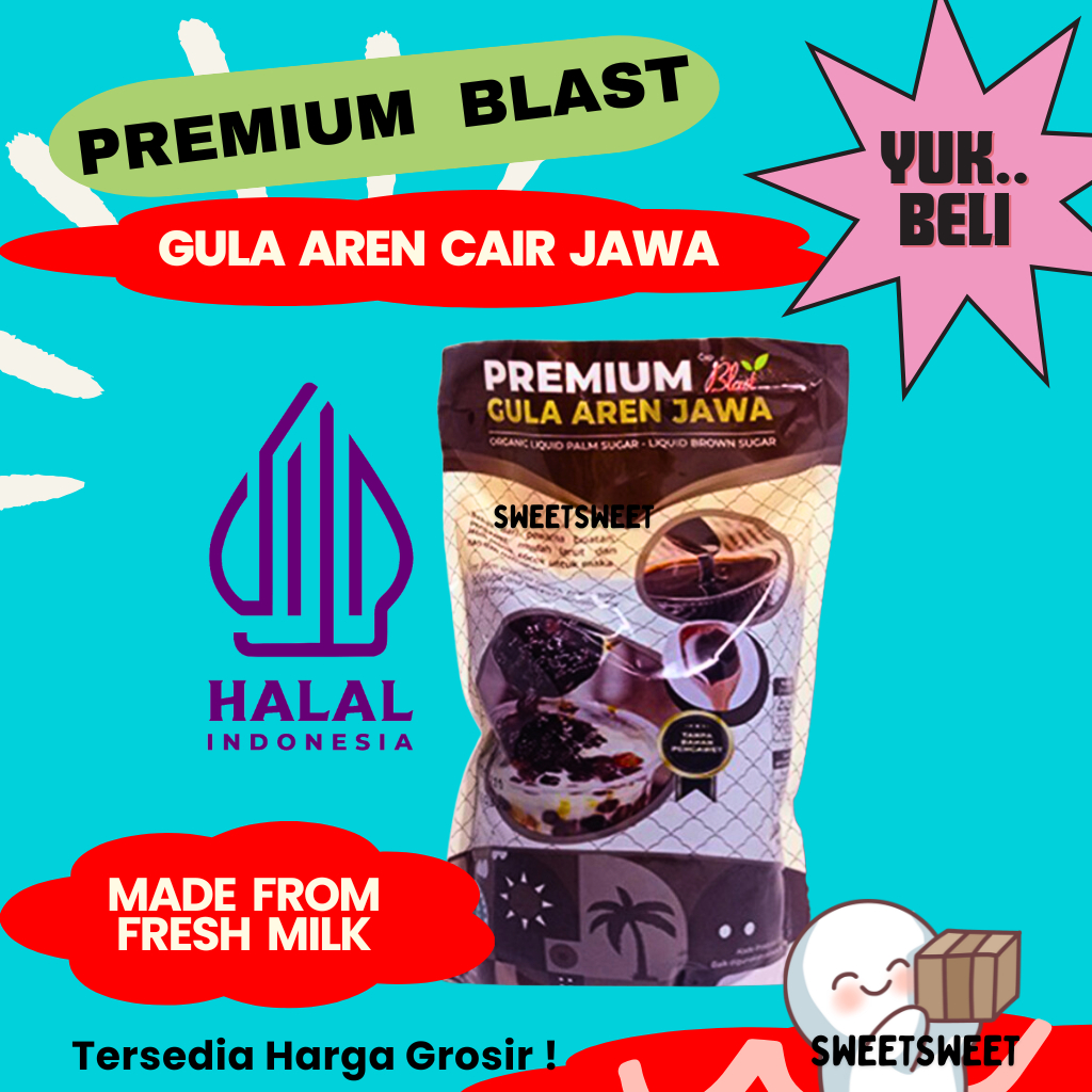 

Sweetsweet Premium Gula Aren Cair 1 Kg | Liquid Palm Sugar Blast {Bisa COD} {Tersedia Harga Grosir}