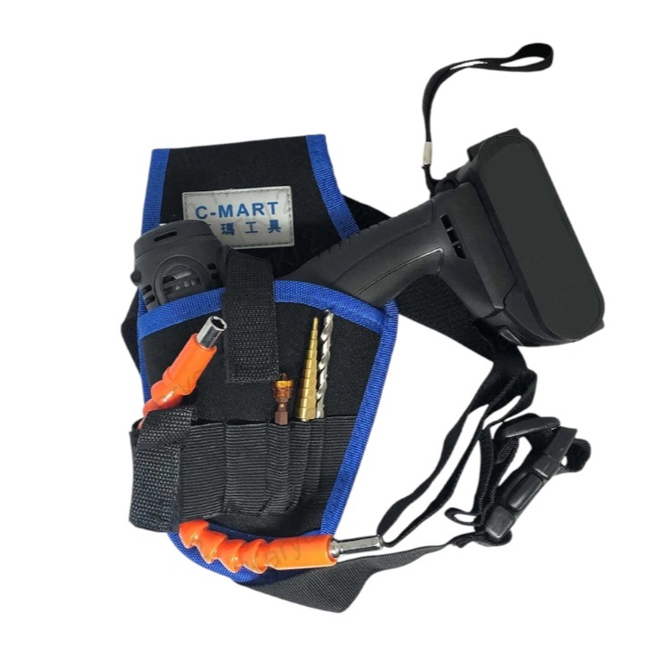 Tas Pinggang Bor Holder Cmart Tool Bag Mesin Bor Baterai Cordless Drill Pouch Bag