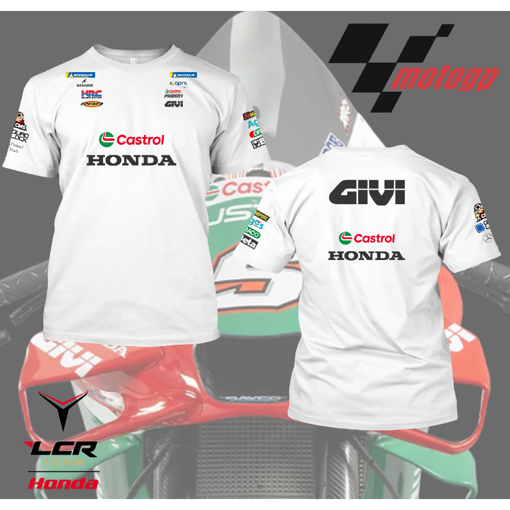 Kaos Sponsor MotoGP Livery 2025 Team HONDA LCR Official Sponsor