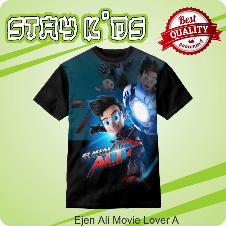 Kaos Anak Ejen Ali Movie Lover A