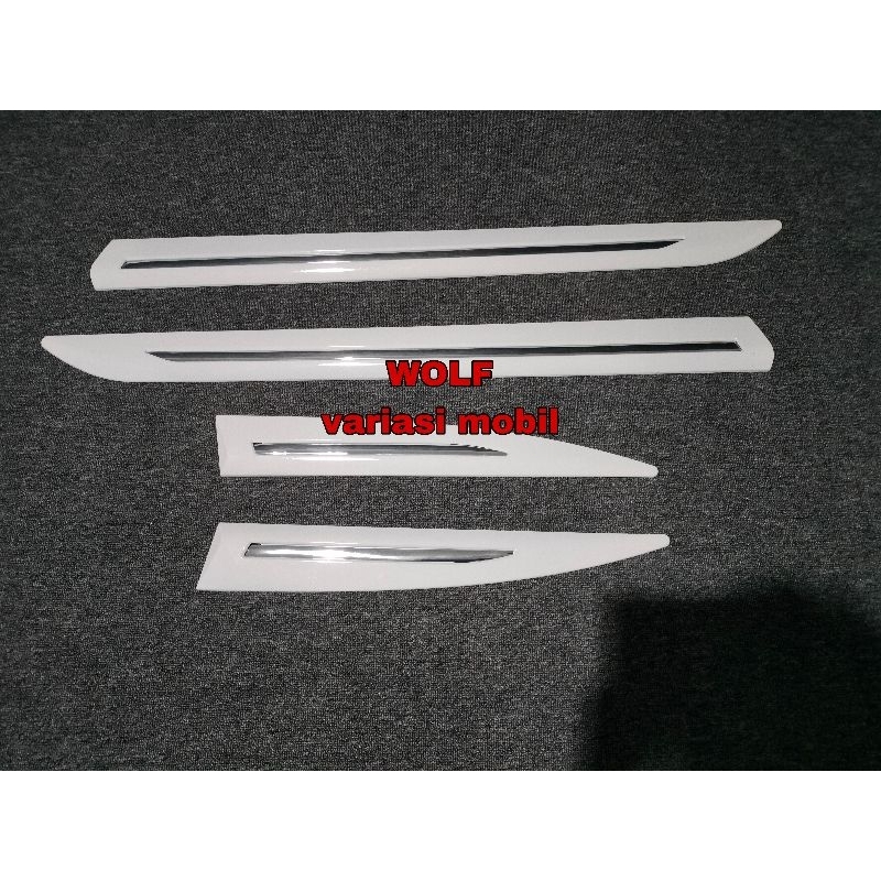 list body all new Avanza Xenia grand Avanza Xenia putih metalik model Veloz tahun 2012 2013 2014 201