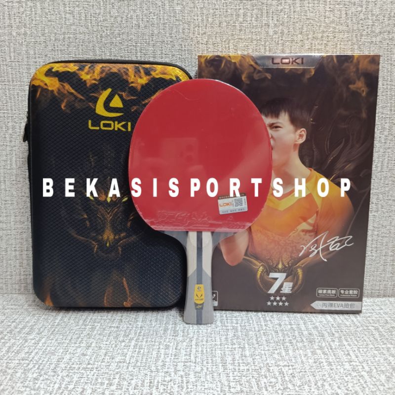 BAT/BED PINGPONG LOKI 7 STAR CARBON ORIGINAL