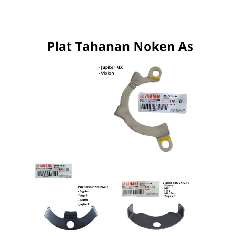 [YGP] Plat Tahanan Noken As Yamaha JUPITER MX, VIXION (1S7-E111F-00), MIO, FINO, VEGA ZR (5LW-E111F-