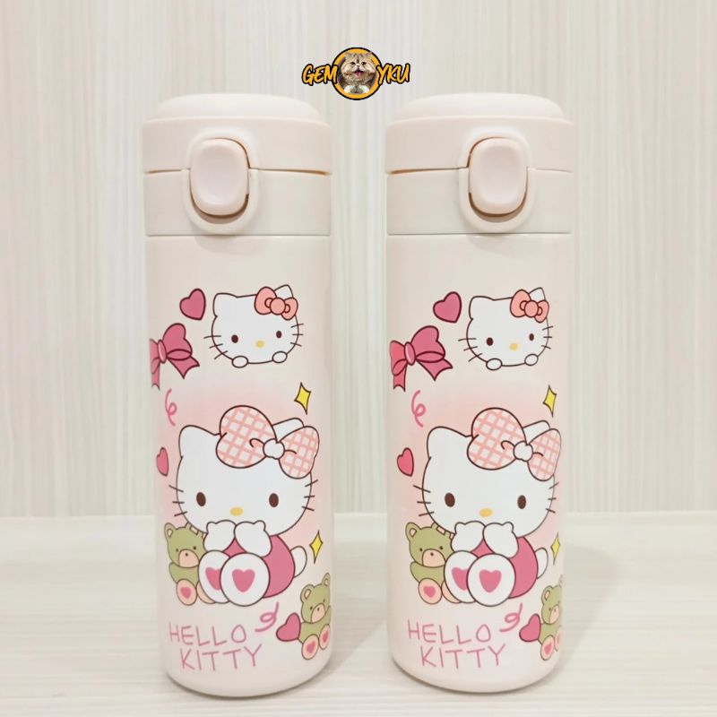 Tumblr Hello Kitty Ribbon | Botol Minum Hello Kitty | Tumblr Tahan Panas Dan Dingin