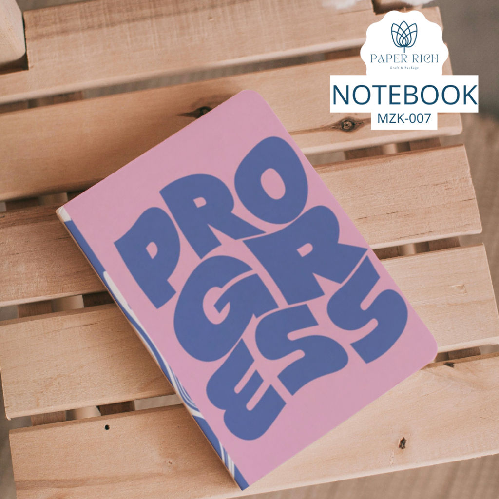 

Notebook MZK A6 / Buku Catatan / Buku Harian Estetik Diary Journal Paper Rich