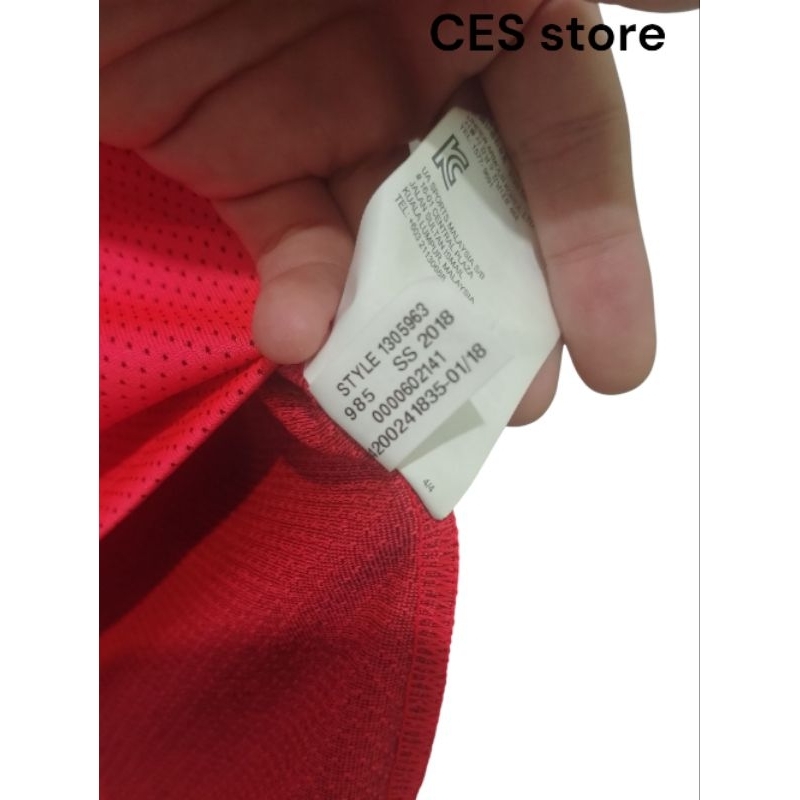 jersey baju olahraga sport running wanita under armor heat gear