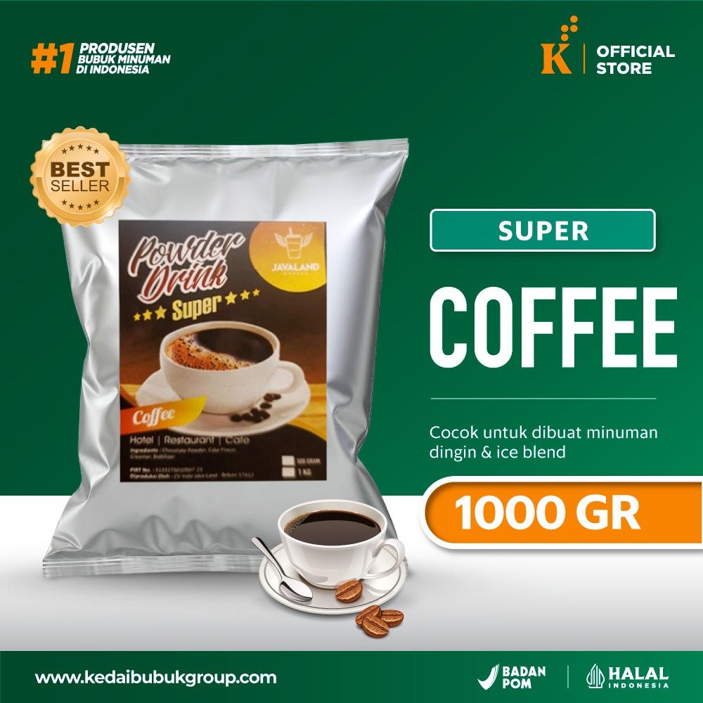 

Bubuk Minuman Bubble Powder Drink Super Coffee Javaland 1 kg