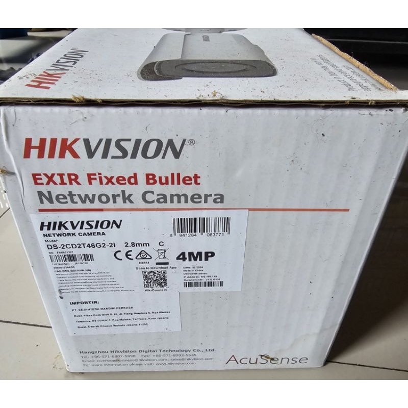 kamera cctv hikvision 4 mp