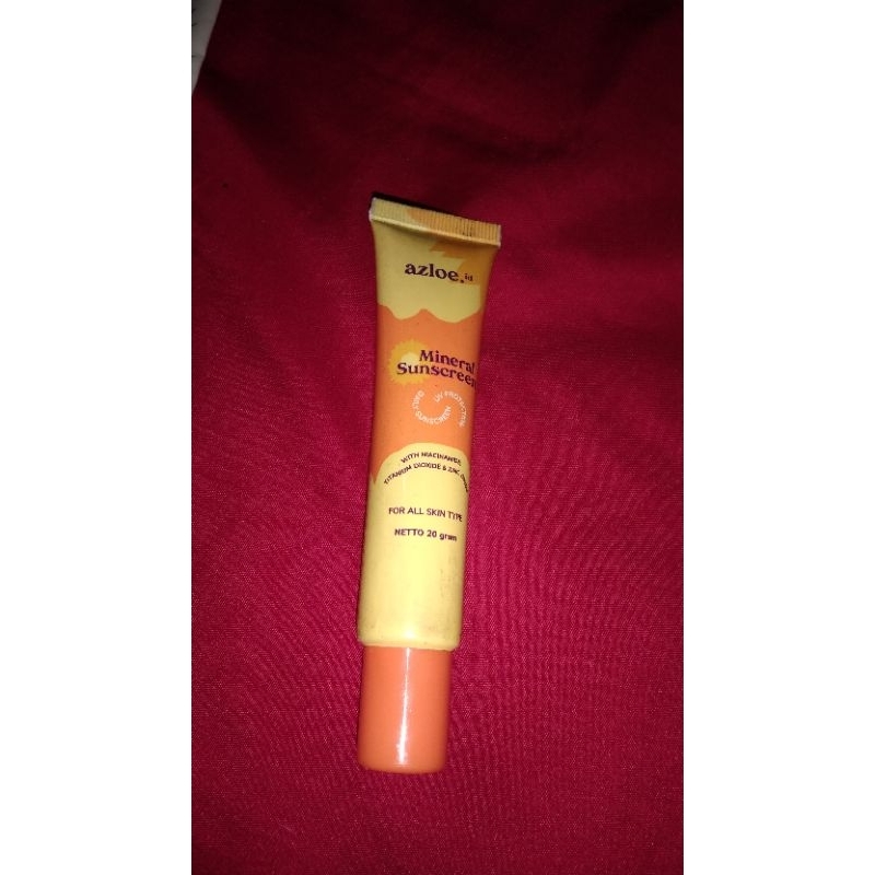 preloved tinted sunscreen azloe oily skin