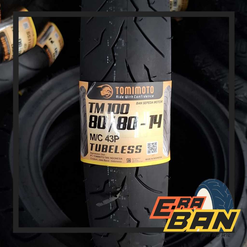 BAN LUAR TOMIMOTO TM100 80 80 RING 14 TUBELESS