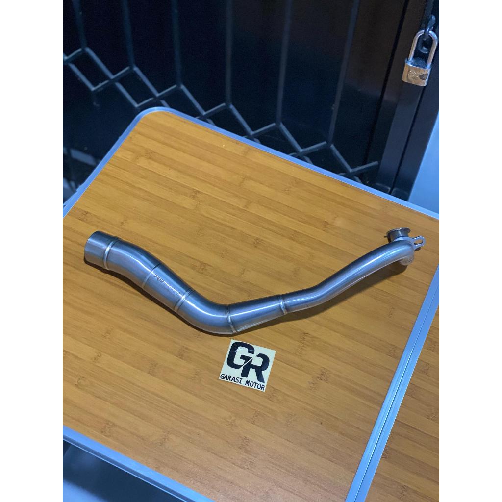 leheran header knalpot r9 original baru vario 125 150 2018 ke atas