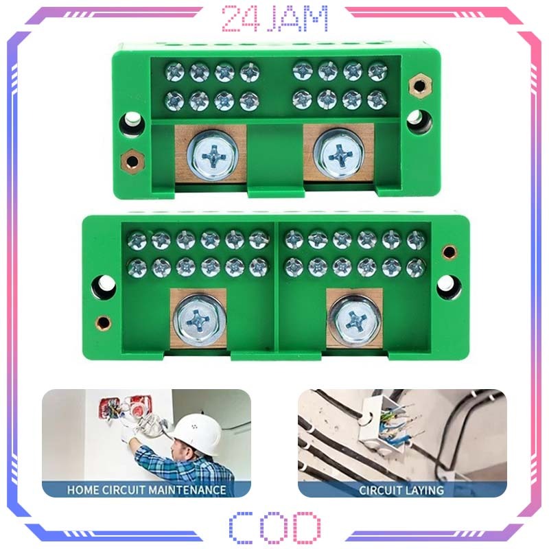 Terminal Junction Box 2 In 8/12 Out Box Kabel Listrik Terminal Box Terminal Panel Listrik